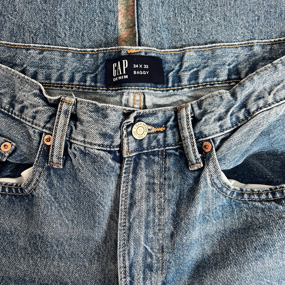 Gap men’s baggy denim jeans, size 34X32